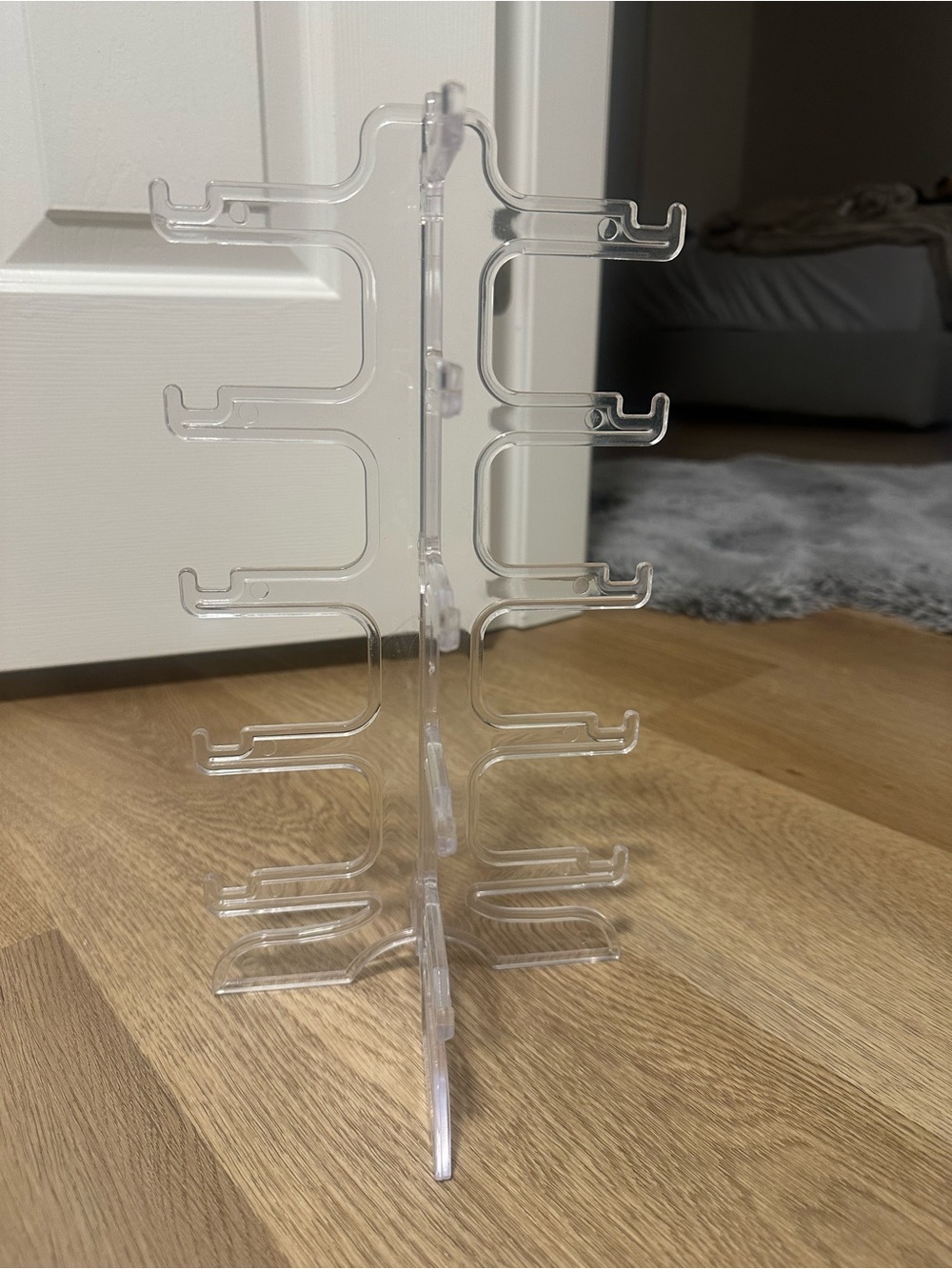 Clear Acrylic Multi-Pair Earring & Jewelry Organizer